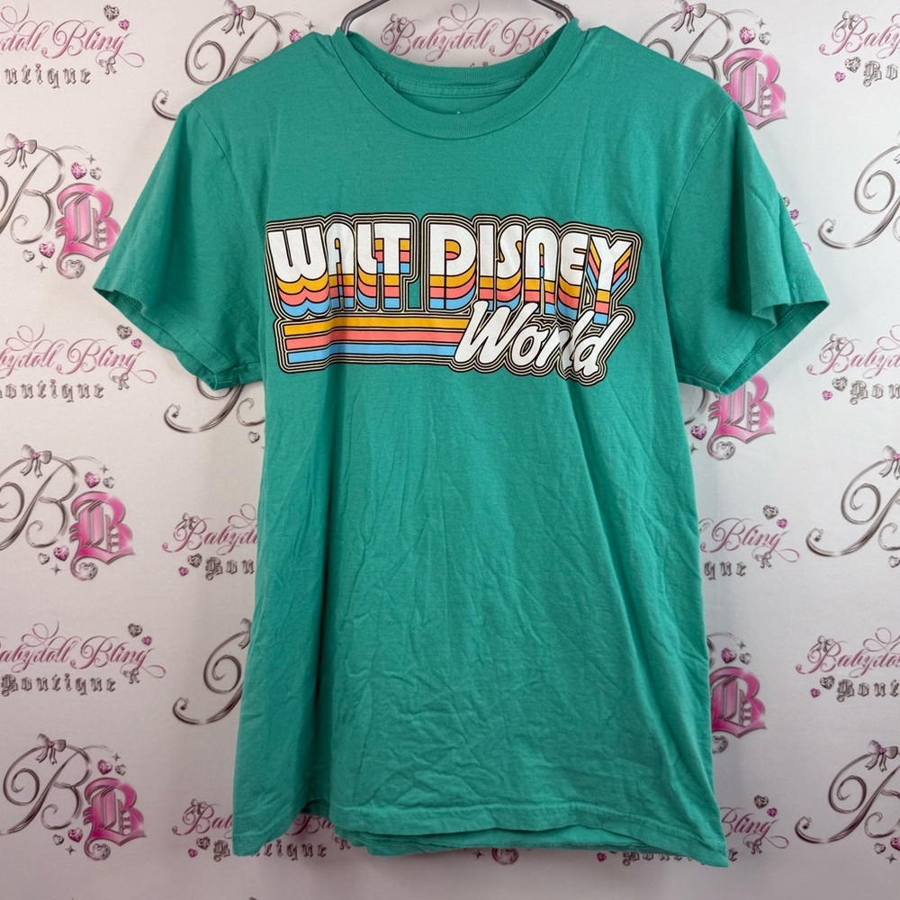 Walt Disney World T-shirt green blue orange yellow parks merch Graphic T-Shirt